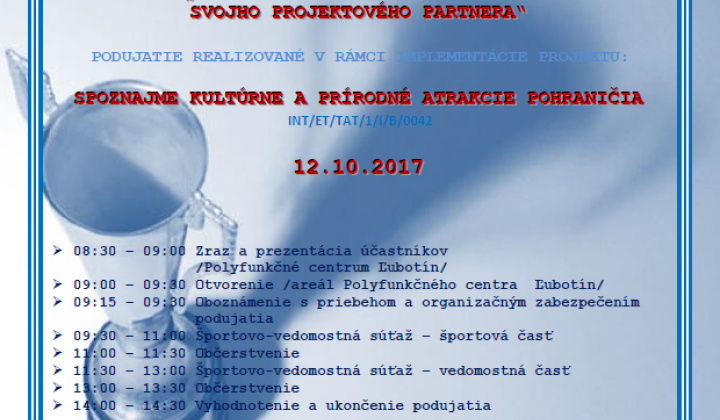 1. fotografia fotogalérie Pomoc z EÚ 2014 - 2020 / Ukáž čo vieš – lepšie spoznaj svojho projektového partnera - foto