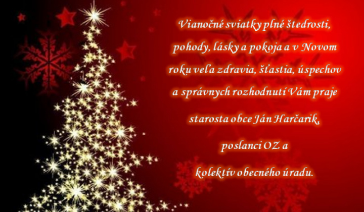 1. fotografia fotogalérie Obec Ľubotín praje požehnané Vianočné sviatky! - foto