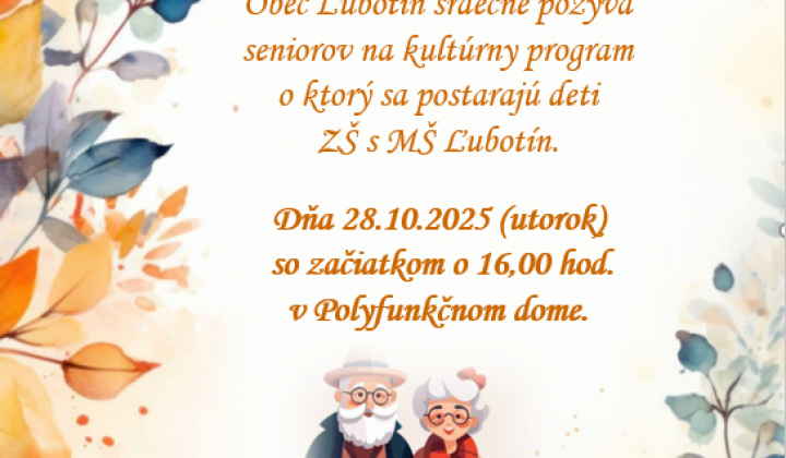 1. fotografia fotogalérie Mesiac úcty k starším - foto