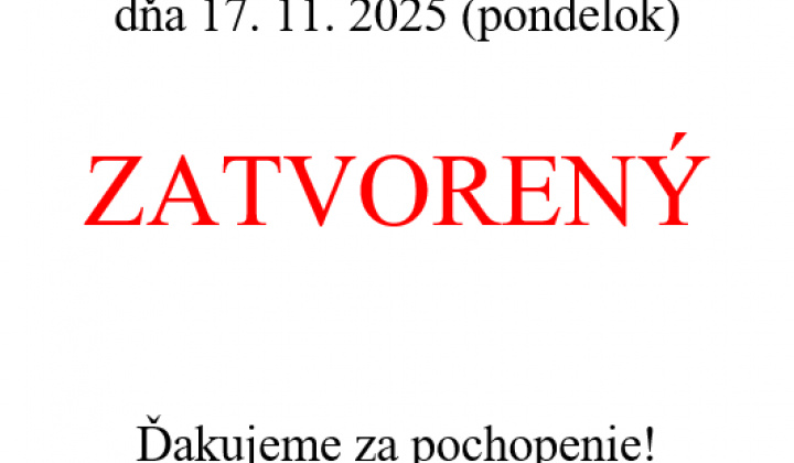 Fotka - Zatvorený obecný úrad